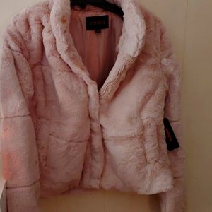 NWT Faux Fur Coat Medium